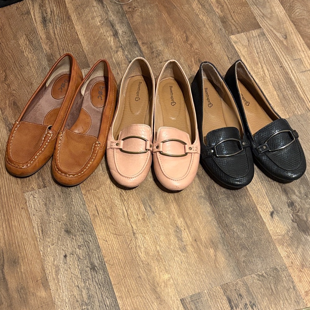 Barefoot Dreams/ b.o.c Women's Flats - Brown, Pink, and Black